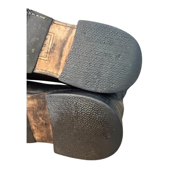 Frye Paige Knee High Riding Boot Black Leather Women size 8.5 B - Picture 9 of 12